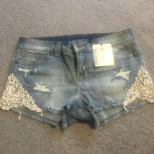 Harley Davidson denim shorts